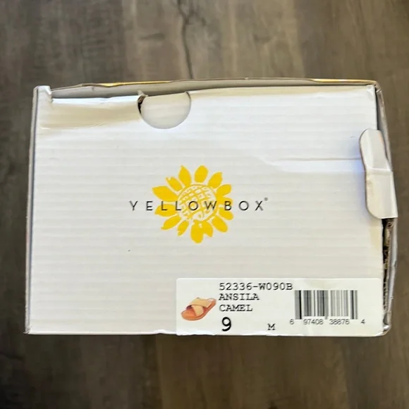 NWB Yellow Box | Ansila camel sandals - Picture 7 of 8